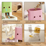 1 Piece Cartoon Cloud Cat Ear Feeding And Water Feeding Integrated Cat And Dog Universal Pet Essential Item For Home And Travel