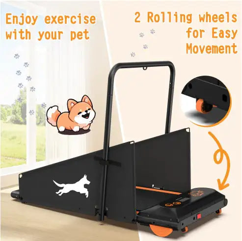 Dog Treadmill Small Dogs - Dog Treadmill For Medium Dogs - Dog Pacer Treadmill For Healthy & Fit Pets - Dog Treadmill Run Walk